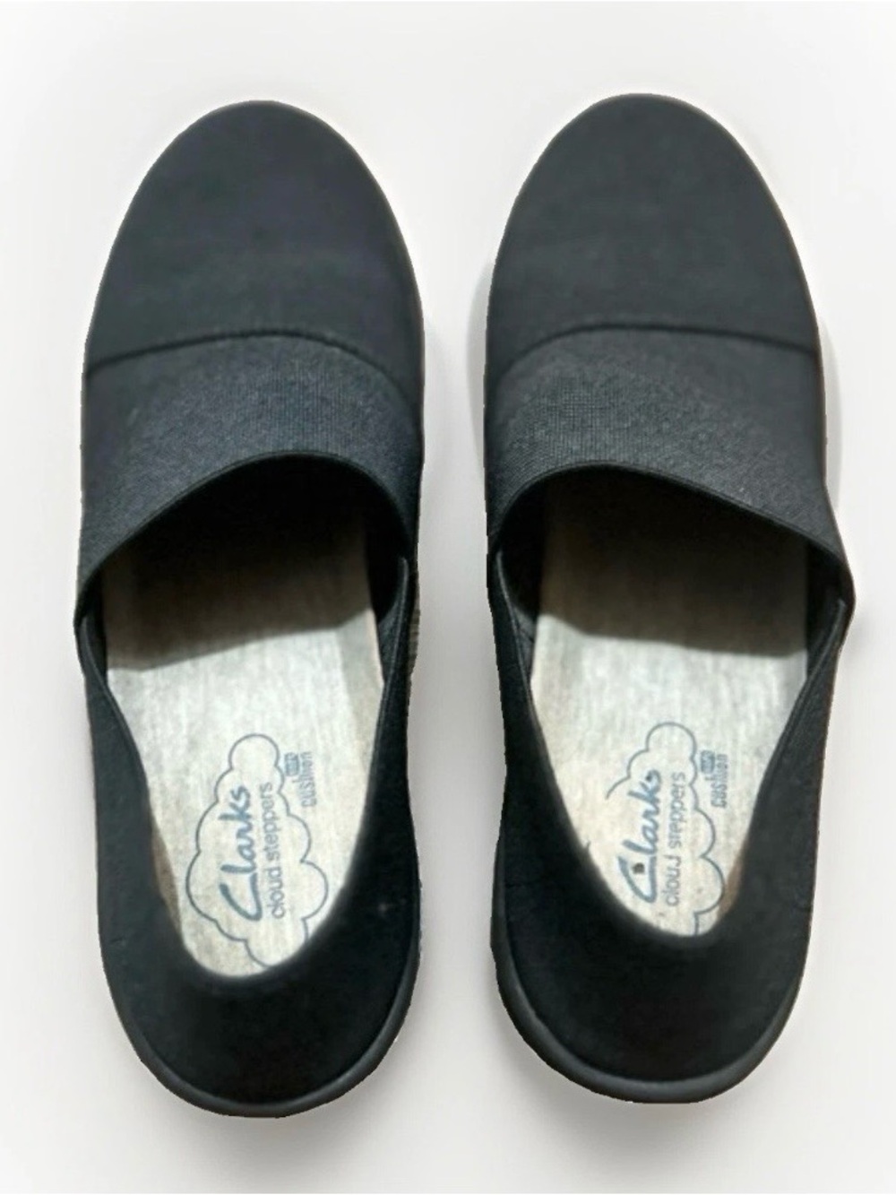 Clarks Cloudsteppers Women's Slip-On Shoes black, 7.5